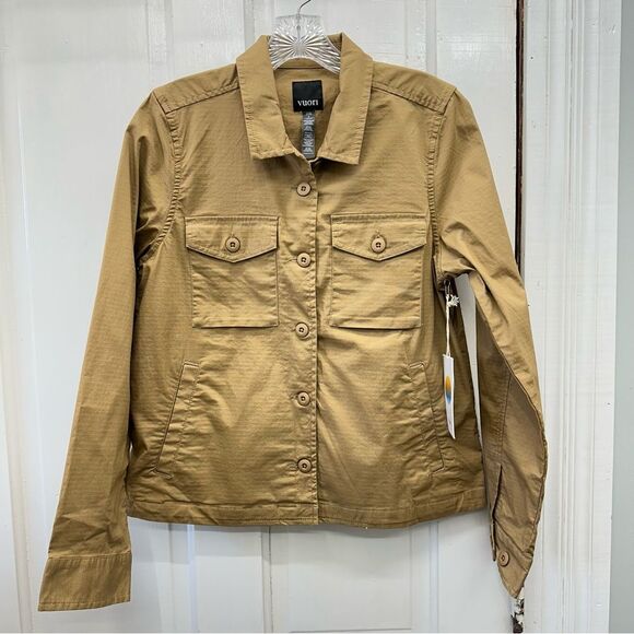 Vuori Jackets & Blazers - NWT Vuori ripstop jacket wheat tan color women's small.